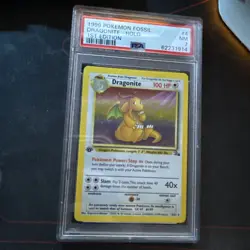Pokemon TCG Dragonite Jungle 5/20 1st Edition - PSA 7 - Image 1