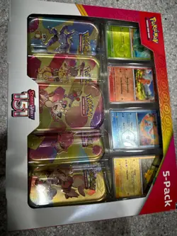 Pokemon Scarlet & Violet - 151 5-pack Mini Tins Costco *NEW/SEALED* - Image 1