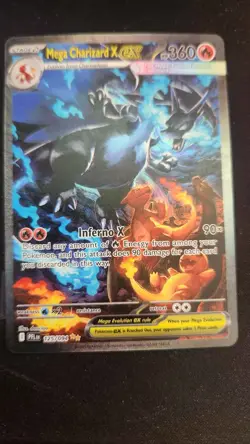 Mega Charizard X EX 125/094 - Phantasmal Flames - Pokemon TCG - Mint and Center - Image 1