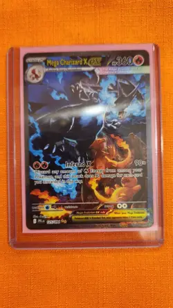 Mega Charizard X EX 125/094 - Phantasmal Flames - Pokemon TCG - Mint and Center - Image 2