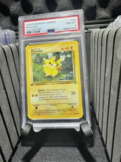 PIKACHU #60 PSA 8 • 1999 Pokemon Jungle 60 1st Edition • - Image 5