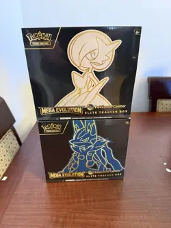 Pokemon Center Mega Evolution Gardevoir & Lucario ETB Elite Trainer Box Set of 2 - Image 1