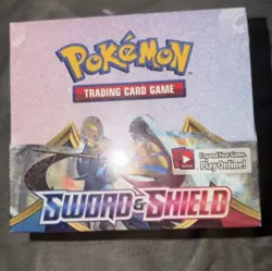 Pokemon TCG Sword and Shield BASE SET Booster Box Factory Sealed - Image 1