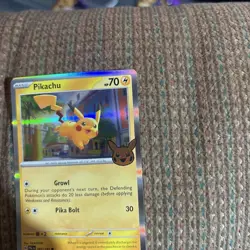 Pikachu 2023 Trick Or Trade Halloween Pokemon TCG Holo Rare 062/193 - Image 5