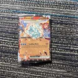 Eiscue ex 042/197 Stamped Snowflake Sealed Double Rare Obsidian Flames Pokemon - Image 1
