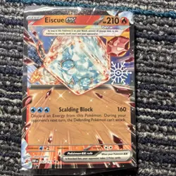 Eiscue ex 042/197 Stamped Snowflake Sealed Double Rare Obsidian Flames Pokemon - Image 2