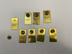 Lot of 8 Pokemon Indigo Johto League 2000 Gym Badge Ename Pins - Image 4