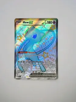 Mew ex 216/091 Pokemon TCG Scarlet Violet Paldean Fates - Image 1