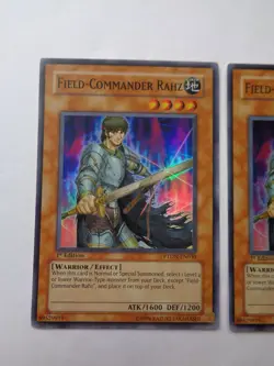 Playset: 3x Field-Commander Rahz PTDN-EN030 (Super Rare, 1st Ed, Excellent) - Image 3