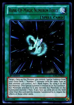 Yugioh! Rank-Up-Magic Numeron Force JOTL-EN059 Ultra Rare 1st Ed - Image 1