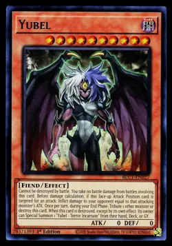 Yugioh! Yubel (Silver) BLC1-EN027 Ultra Rare 1st Ed - Image 1