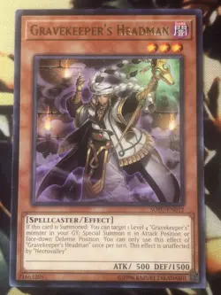 Yugioh: Gravekeeper's Headman - SOFU-EN012 - Rare - Unlimited - NM - Image 1