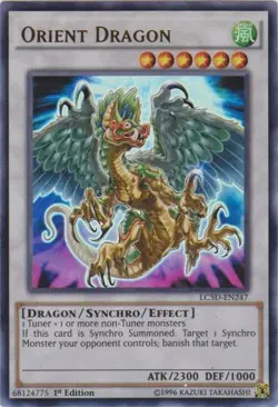 Yugioh! MP Orient Dragon - LC5D-EN247 - Ultra Rare - 1st Edition Moderately Play - Image 1