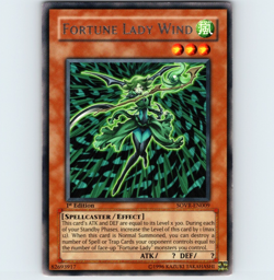 Yugioh Fortune Lady Wind SOVR-EN009 1st Edition Rare - NM - Image 1