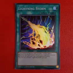 Yugioh Lightning Storm RA01-EN061 1st Edition Super Rare - Image 1