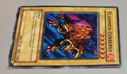 Yu Gi Oh Flammen-Zerberus # MRD-G111 1.AUFLAGE Metal Raiders DE N.Mi-Mi Vintage - Image 2