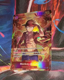 Sealed Monkey.D.Luffy ST10-006 SR Treasure Booster Set Promo One Piece Card Game - Image 1