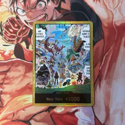 OP14 Gold DON!! Card Egghead Crisis The Azure Seas Seven One Piece CCG ENGLISH - Image 1