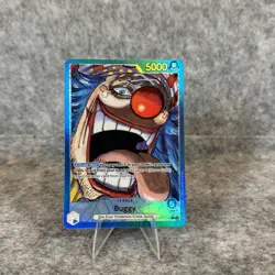 One Piece TCG Buggy Leader Alt Art OP09-042 Emperors in the New World English - Image 1