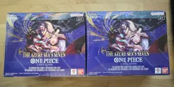 "IN HAND" 2x One Piece OP-14 The Azure Sea’s Seven English Booster Box - Image 1