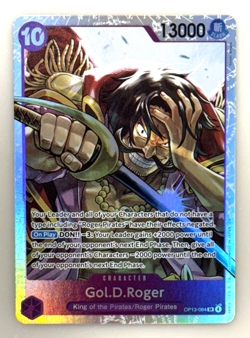 One Piece: Carrying On His Will #OP13-064 Gol.D.Roger Super Rare - Image 1