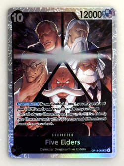 One Piece: Carrying On His Will #OP13-082 Five Elders Super Rare - Image 1