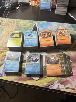 500 Pokemon Bulk Cards No Energy Common + Uncommon + 30 Reverse Holo + 20 Holo - Image 1