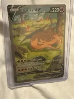 Pokemon TCG Charizard v SWSH260 Sword & Shield Promo Card Near Mint Condition - Image 1