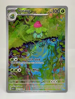Pokemon TCG Ivysaur Holo Card 167/165 Scarlet & Violet 151 Series NM Condition - Image 1