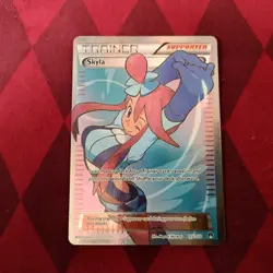 Pokemon Card XY Breakpoint 122 Skyla Holo Foil Ultra Rare Full Art Trainer NM - Image 1