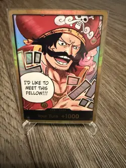 DON!! Card (Gol.D.Roger) (Gold) Carrying On His Will Foil - Image 1