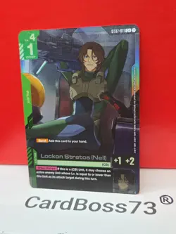🔥 Lockon Stratos (Neil) ST07-011 C+ Gundam Card Game , Celestial Drive - Image 4