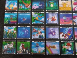Complete Set of 56 Vintage Japanese Pokemon GB Pocket Mini Card Anime (Non-holo) - Image 3