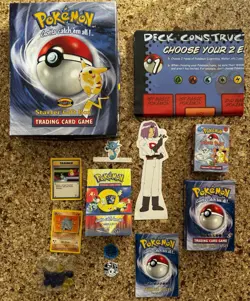 Pokemon Starter Gift Box 2-Player Starter Set WOTC Not Complete Only 2 Cards 742818060820 - Image 1