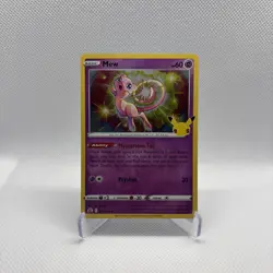 Pokemon Mew TCG Card Celebrations 011/025 Holo Rare 2021 25th Anniversary - Image 1