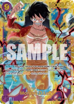 Monkey D. Luffy OP09-119 SEC Secret Rare - One Piece Card Game - Image 1