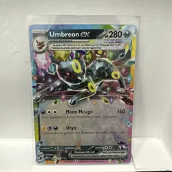 Umbreon EX 60/131 Double Rare Pokemon TCG Prismatic Evolutions Card NM - Image 1