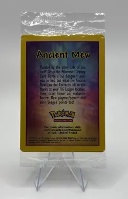 Pokemon TCG Ancient Mew Holo Card 2000 Movie Promo, Sealed Unopened (B) - Image 2
