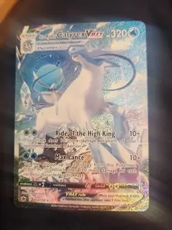 Ice Rider Calyrex VMAX Secret Rare 203/198 Chilling Reign Pokemon Card - NM - Image 1