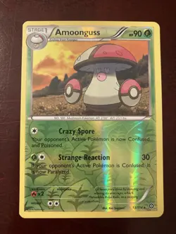 Amoonguss 13/114 XY Steam Siege Reverse Holo 2016 Pokemon TCG Card - Image 1