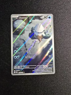 Snover Illustration Rare 140/132 Mega Evolution Pokemon TCG Near Mint Card NM - Image 1