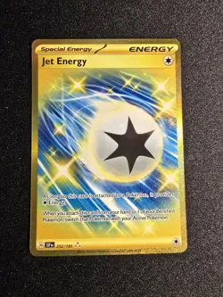 Jet Energy 252/191 Surging Sparks Pokemon Card Full Art Hyper Rare - Image 1
