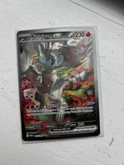 Reshiram EX 166/086 English SIR White Flare MINT Pack Fresh Pokemon TCG Card - Image 1