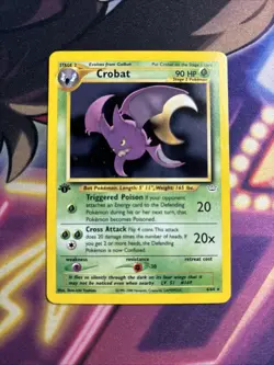 Crobat - 4/64 - Pokemon Neo Revelation 1st Edition Holo Rare Card LP - Image 1