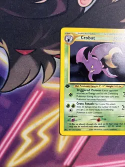 Crobat - 4/64 - Pokemon Neo Revelation 1st Edition Holo Rare Card LP - Image 2