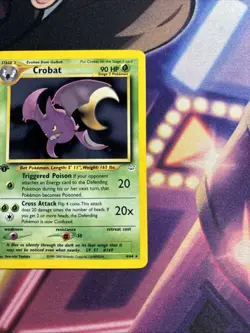 Crobat - 4/64 - Pokemon Neo Revelation 1st Edition Holo Rare Card LP - Image 3