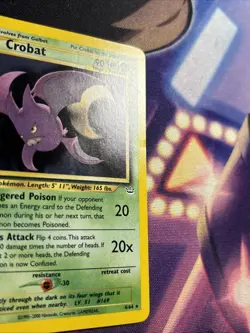 Crobat - 4/64 - Pokemon Neo Revelation 1st Edition Holo Rare Card LP - Image 4