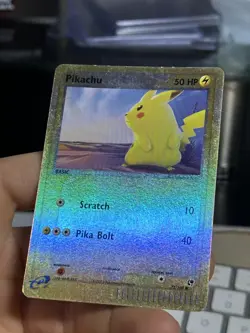 Pikachu 72/100 EX Sandstorm 2003 Reverse Holo Pokemon Card TCG - Image 3