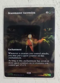 mtg borderless Beastmaster Ascension, Avatar eternal, unplayed - Image 1