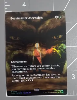 mtg borderless Beastmaster Ascension, Avatar eternal, unplayed - Image 3